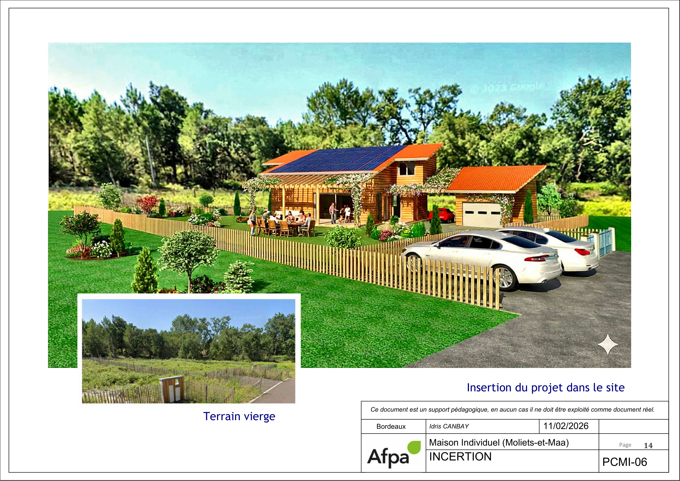 Maison Moliets — Vue 3D