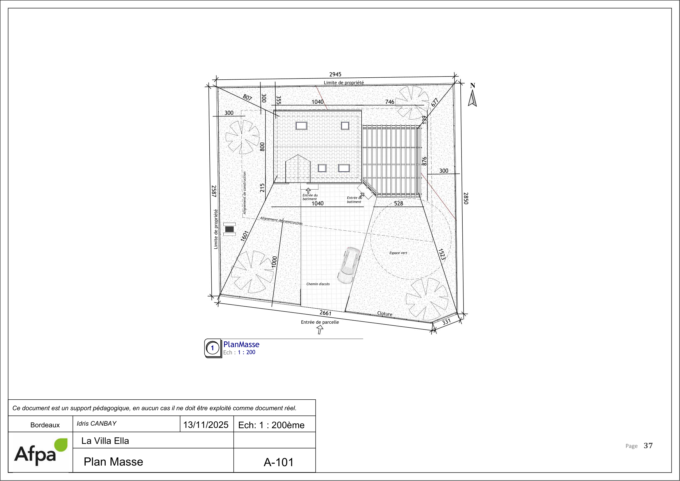 Villa Ella — Plan